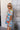 Isla White Multi Tropical Print Mini Dress - side view