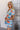 Isla White Multi Tropical Print Mini Dress - frontal side view