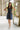 Jessie Navy & Cream Polka Dot Mini Dress- full body view