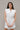 Brynlee White Smocked Waist Sleeveless Romper- top view