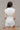 Brynlee White Smocked Waist Sleeveless Romper- back view