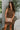 Alexa Brown Denim Belt Mini Dress- front top view
