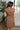 Alexa Brown Denim Belt Mini Dress- back view