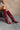 Lexington Wine Knee High Boot- frontal side view