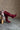 Lexington Wine Knee High Boot- full side view
