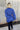 Hadley Royal Blue Mineral Wash Sweatshirt -back