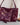 Doris Wine Patent Leather Purse - Held by Model