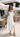 Lydia White Slit Midi Dress - front view