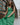 Selah Green Smocked Midi Dress- front view