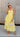 Waverly yellow tiered midi dress
