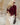 Rowyn Burgundy Button-Up Knit Cardigan - front view