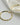 Top view of Julissa Gold Hammered Hoop Earrings