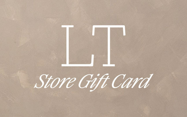brown background square with LT white logo and 'Store Gift Card'