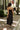 Harper Black & White Polka Dot Midi Dress- full back view