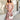 Lola Cream Multi Ruched Midi Dress- full body view