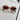 Clarissa Sunglasses in Silver & Pink - front view - flat -lay