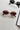 Clarissa Sunglasses in Silver & Pink - front view - flat -lay