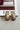 Brooke Gold & Ivory Stone Oval Earrings
 - front view detailed shot