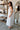 Nicole White Bubble Midi Dress- full body side view