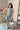 Brianna Denim Drop Waist Mini Dress - Full front view