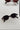 Clarissa Sunglasses in Black - flat lay - front view