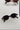 Clarissa Sunglasses in Black - flat lay - front view