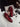 Mia Bali Burgundy Jelly Flats - flat lay view