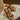 Mick Brown & Gold Strappy Toe Sandal- flat lay view