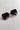Serena Sunglasses in Silver & Black - flat lay - front view