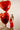 Amara Red Scalloped Mini Dress - view of side