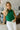 Livie Green Shoulder Tie Tank Top - front view