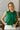 Livie Green Shoulder Tie Tank Top - front