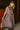 Milani Brown Multi Stripe Midi Skirt - front side view