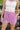 Amina Red & White Check Shorts- front view