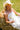 Blair White Linen Slits Tank- front side view