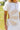 Della White & Beige Floral Key Hole Mini Dress- close up side view
