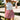 Alayah Red & White Stripe Linen Skort- front view