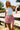 Alayah Red & White Stripe Linen Skort- front view