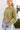 Sloane Sage Knit Cropped Sweater- frontal side close up view