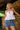 Blair White & Red Floral Gauze Top- front view