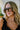 Kennedy Sunglasses in Black & Brown - front view on model