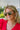 Regan Sunglasses in Gold & Black - front view on model