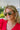 Regan Sunglasses in Gold & Black - front view on model