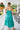 Brinley Jade Green Tiered Midi Dress- full back view