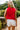 Cassidy Red Bubble Sleeveless Tank- back view