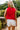 Cassidy Red Bubble Sleeveless Tank- back view