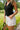 Jordan Beige & Black Linen Stripe Shorts- side view