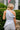Janelle Light Blue Asymmetrical Tank Top - back view