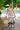 Rhea Black and Tan Palm Leaf Midi Dress- full body view