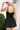 Henley Black Flare Mini Dress- back view